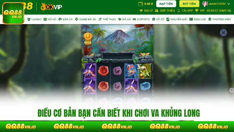 Điều cơ bản bạn cần biết khi chơi VA Khủng Long